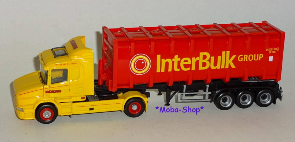 Herpa 305273 Scania Hauber Bulkcontainer-Sattelzug »Boere / IBC« (NL)