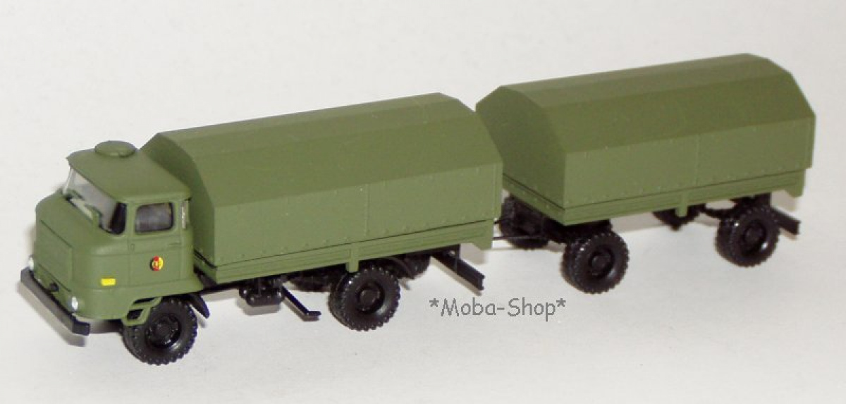 Herpa 744584 H0 IFA L 60 Planen-Hängerzug »NVA«