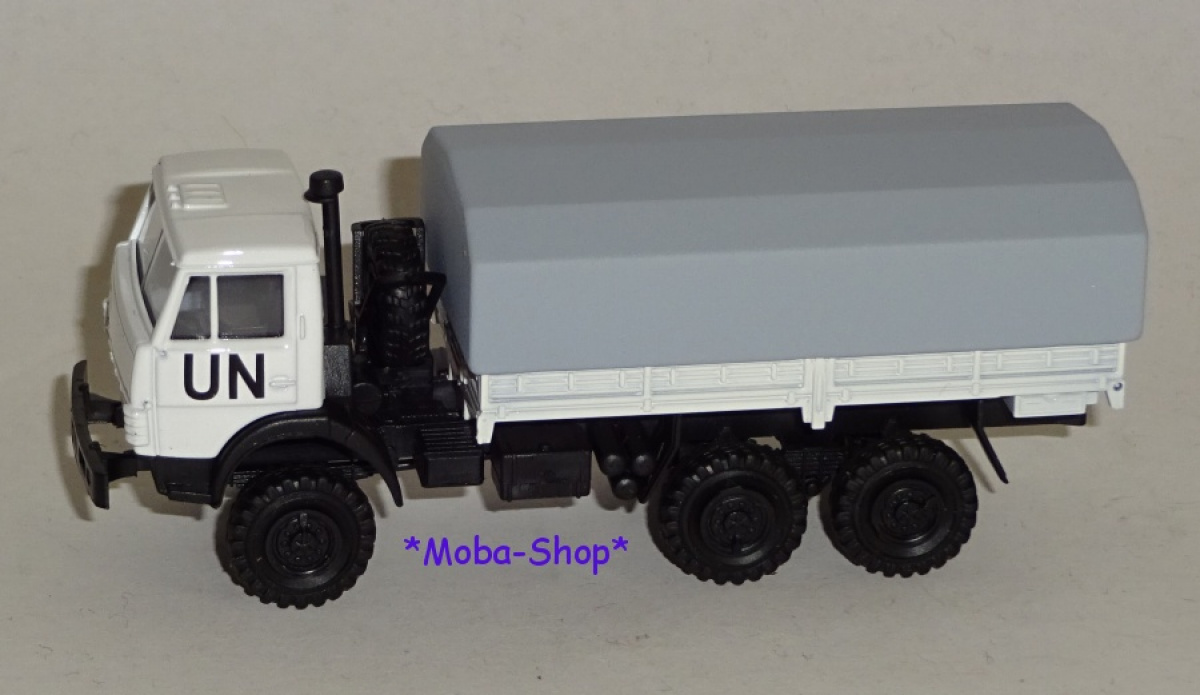 Herpa 744867 H0 Kamaz 5320 mit Plane »UN«
