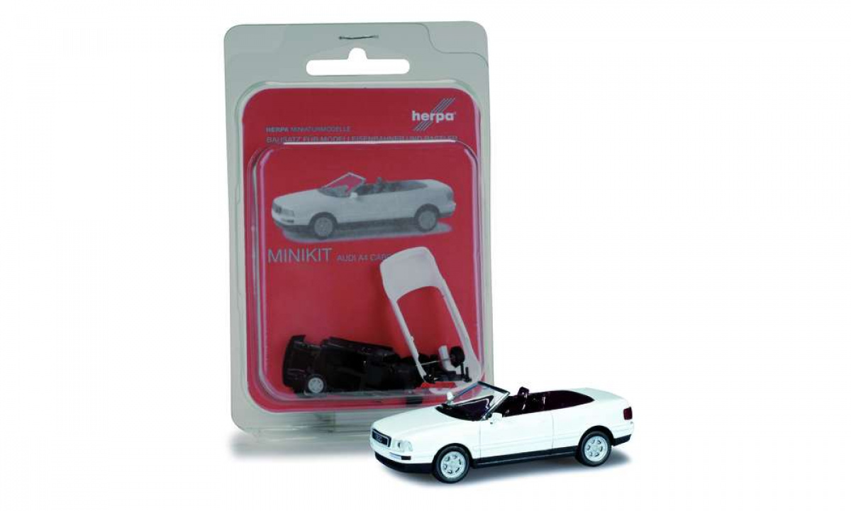 Herpa 012287 MiniKit: Audi A4 Cabriolet, weiß