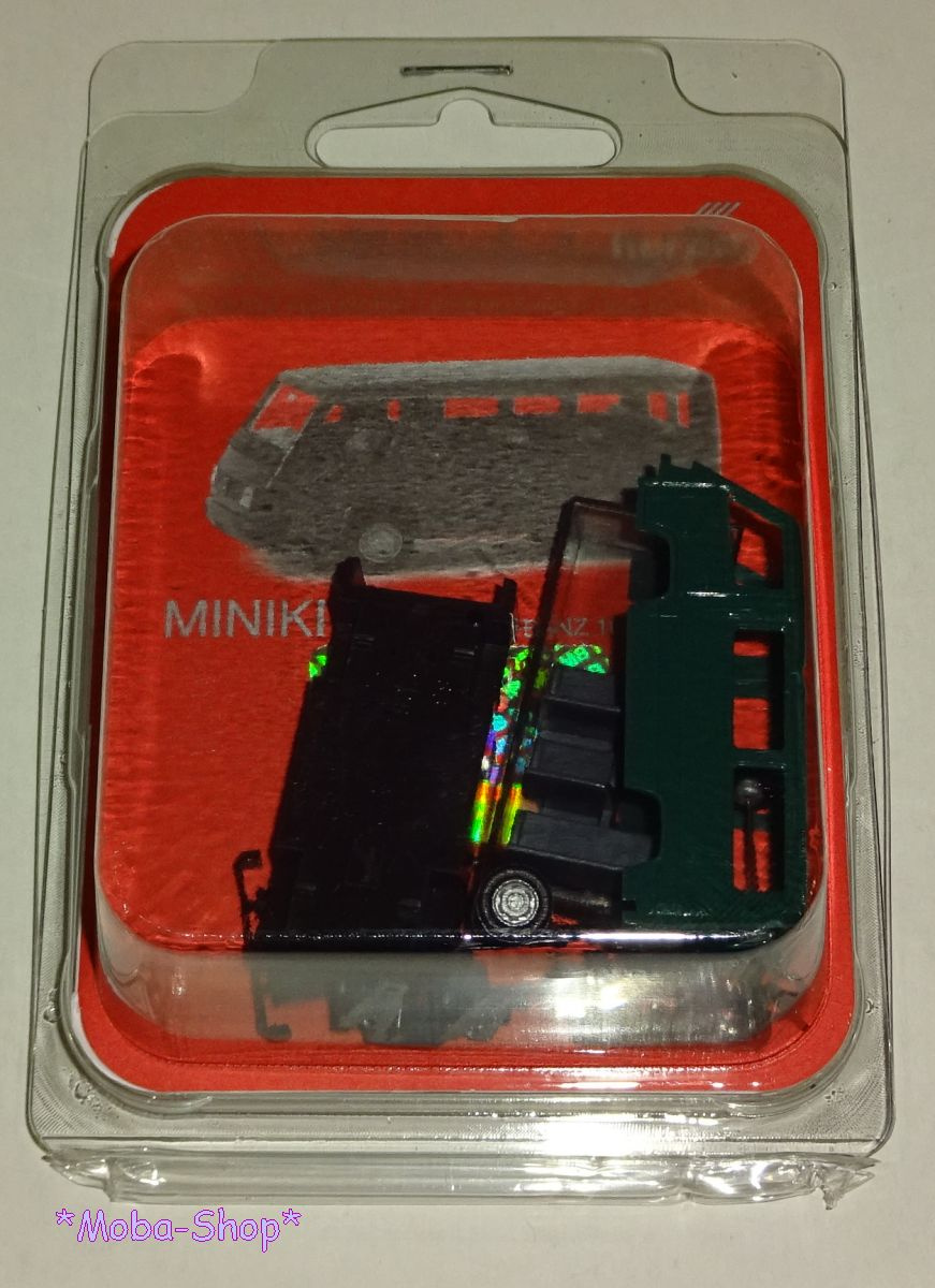 Herpa 012317 MiniKit: Mercedes-Benz 100 D Bus, dunkelgrün