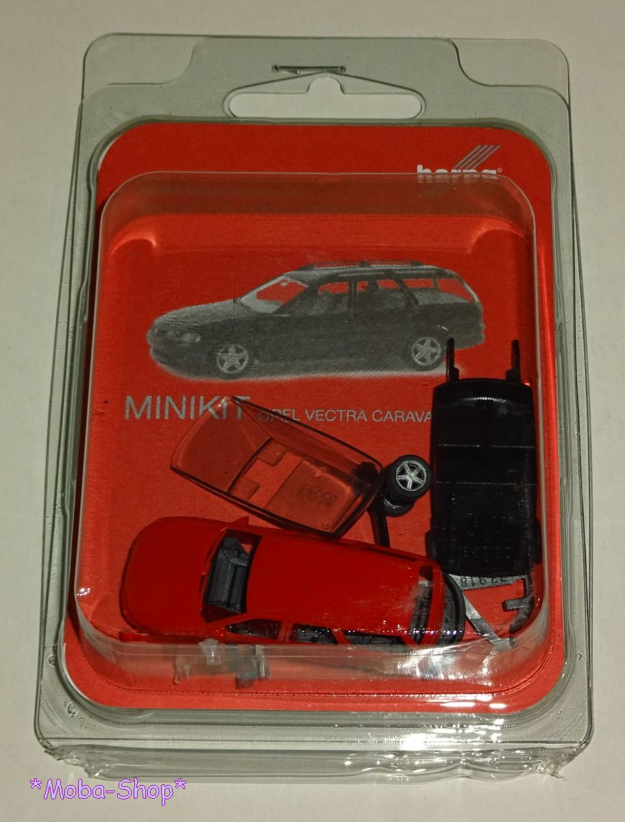 Herpa 012324 MiniKit: Opel Vectra Caravan, rot