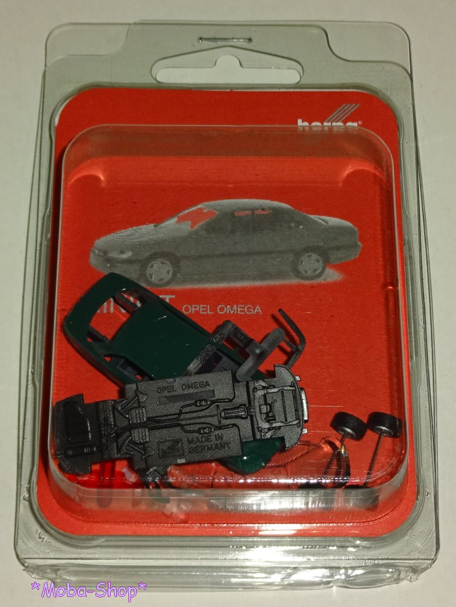 Herpa 012331 MiniKit: Opel Omega MV6 Limousine, dunkelgrün
