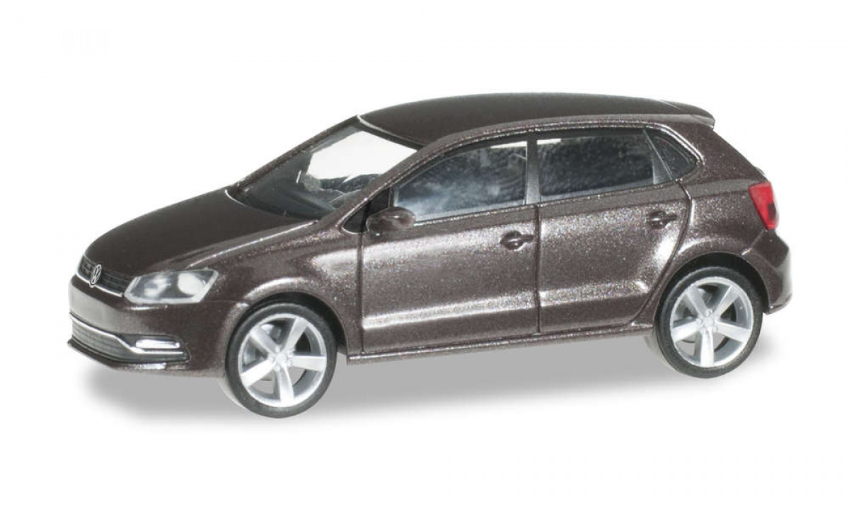 Herpa 038379 VW Polo 5-türig 2014, toffeebraun metallic
