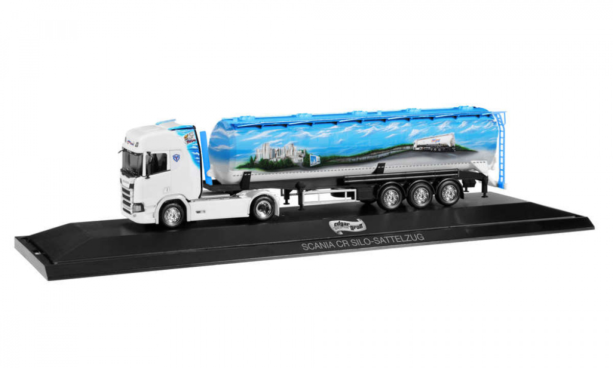 Herpa 121880 Scania CR HD Silo-Sattelzug »Edgar Graß»