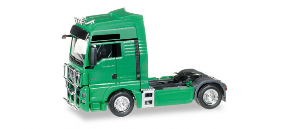 Herpa 302029-005 MAN TGX XXL Euro 6 Zugmaschine, minzgrün
