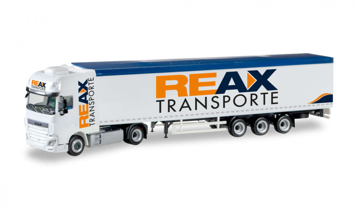 Herpa 307260 DAF XF Euro 6 SSC Schubboden-Sattelzug »REAX»