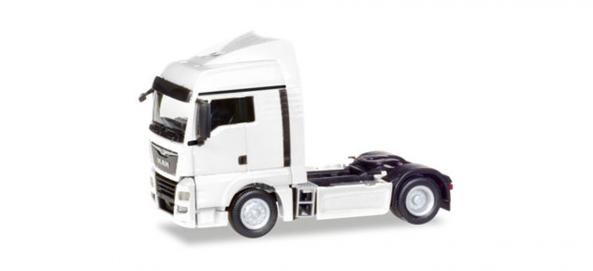 Herpa 308342 MAN TGX XLX Euro 6c Zugmaschine, weiß