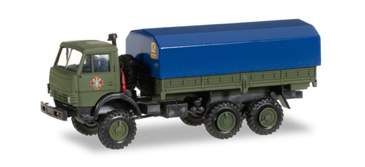 Herpa 745208 H0 KamAZ 5320 PlLKW »NG Ukraine«