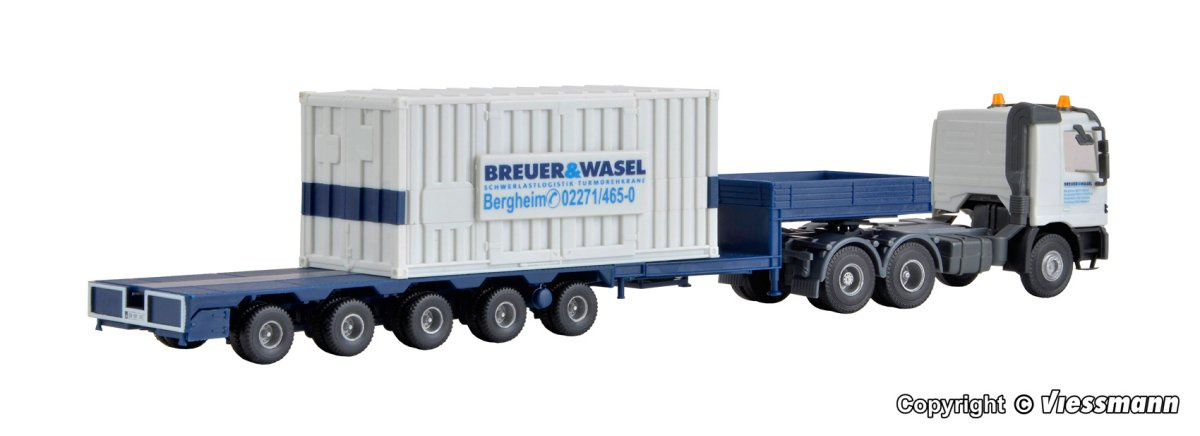 Kibri 13057 H0 MB ACTROS Begleittransporter zum LG 1550