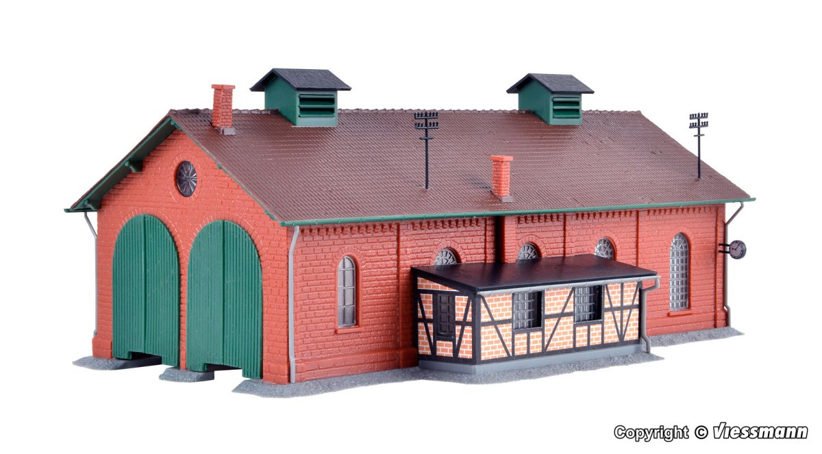 Kibri 37438 N Lokschuppen, zweiständig