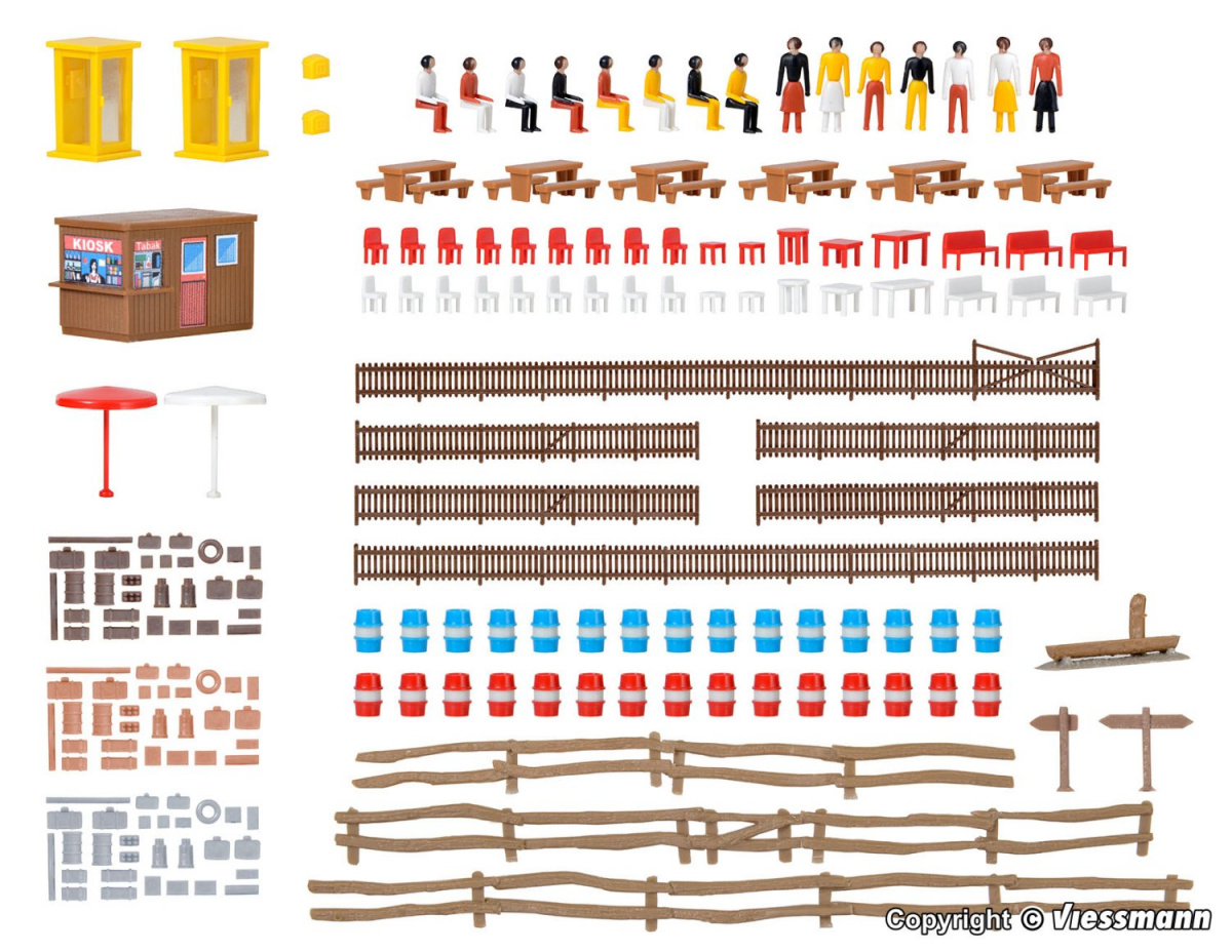 Kibri 37490 N Deko-Set universal