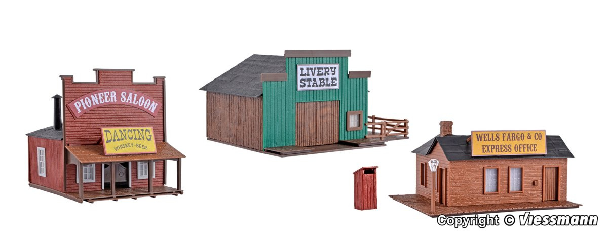 Kibri 38506 H0 Westernhäuser Ensemble Saloon