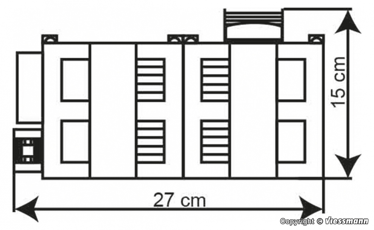 Kibri 39848 H0 Zechen-Verwaltung mit Werkstatt