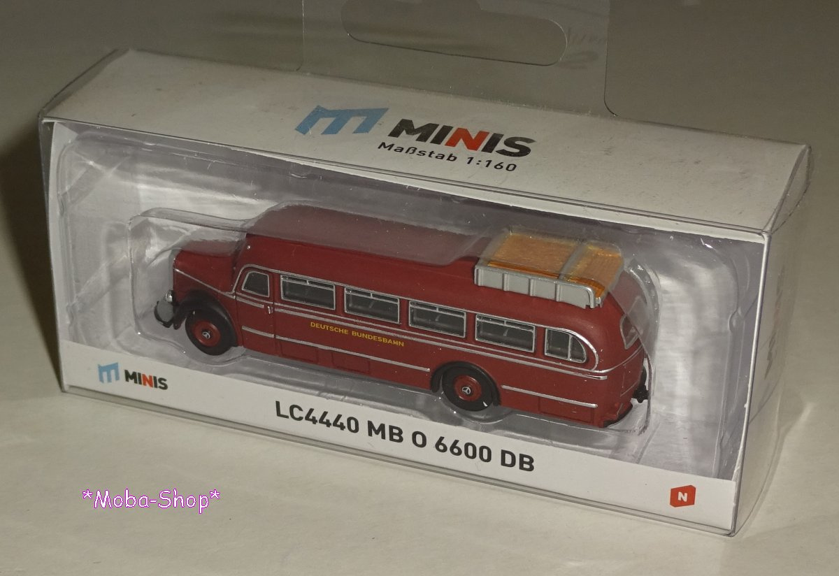 Lemke LC4440 N Bus MB O6600 »Deutsche Bundesbahn« rot