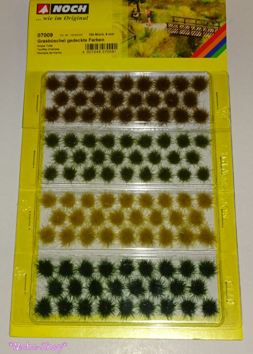 NOCH 07009 Grasbüschel »gedeckte Farben«