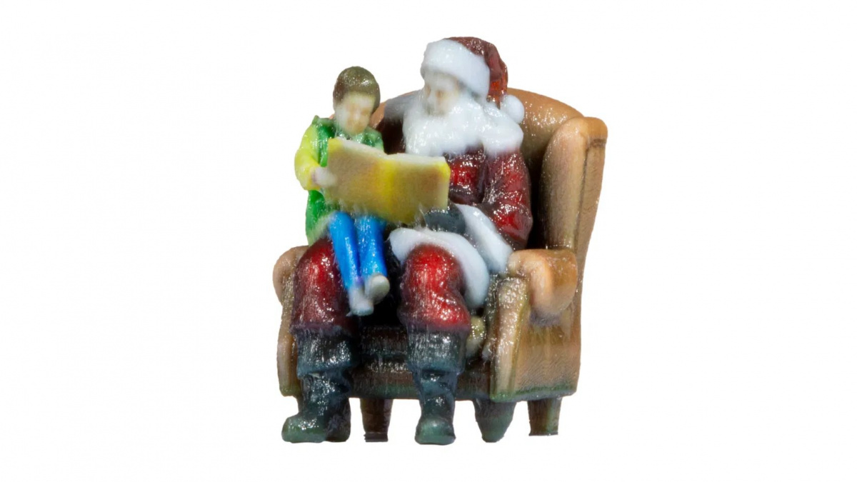 NOCH 10702 H0 Weihnachtsmann und Junge