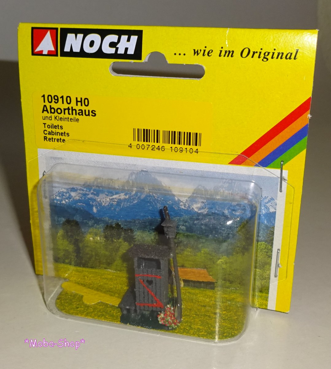 NOCH 10910 H0 Aborthaus und Kleinteile