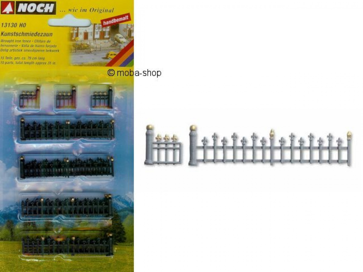 NOCH 13130 H0 Kunstschmiedezaun 1