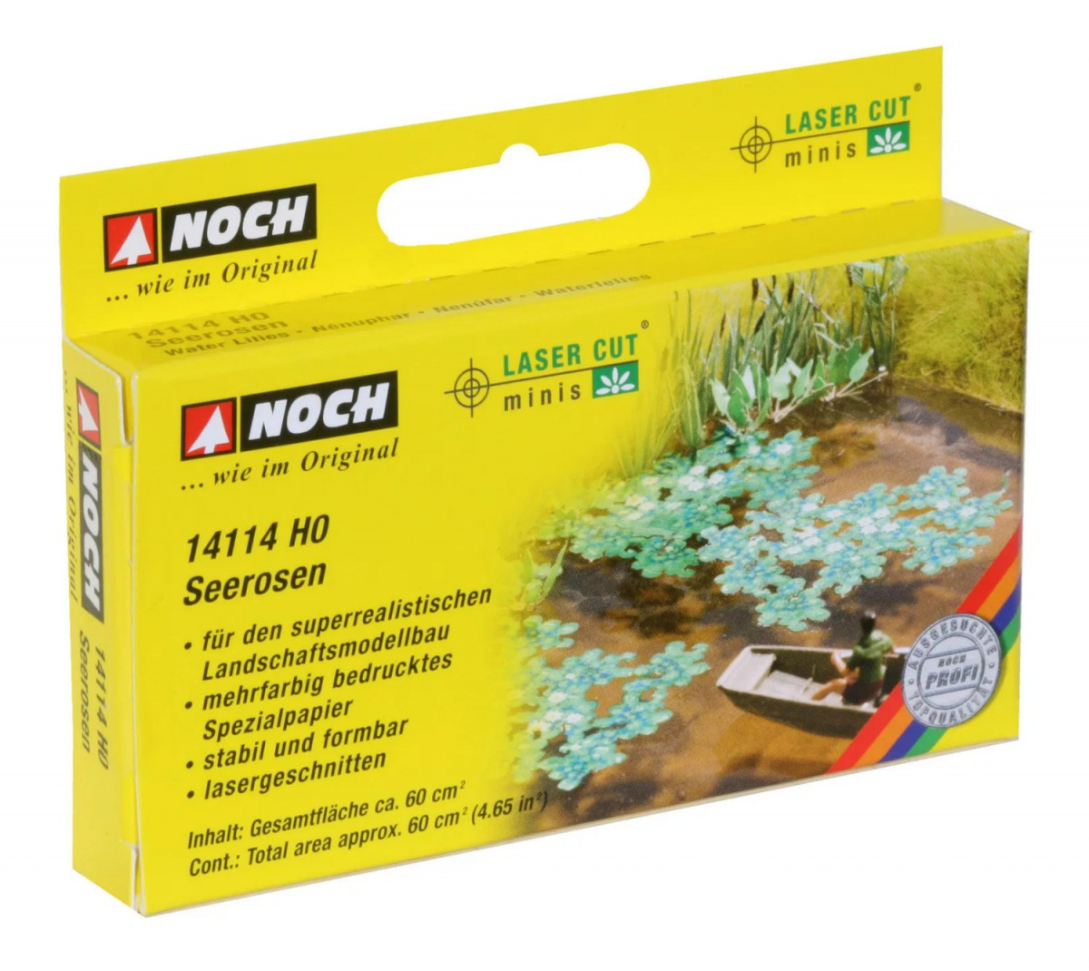 NOCH 14114 H0 Laser-Cut minis »Seerosen« ca. 60 cm²