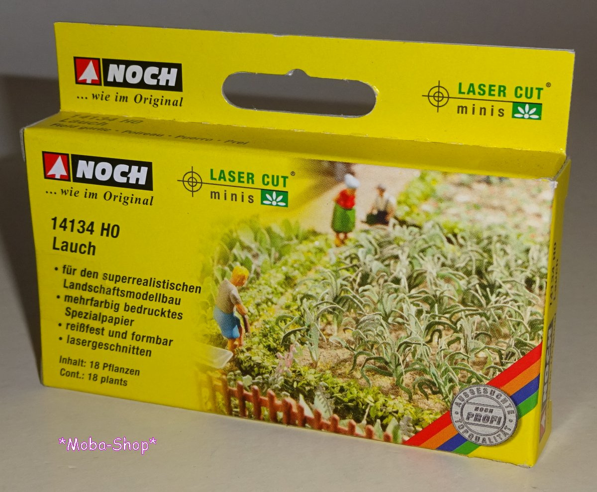 NOCH 14134 H0 LC minis »Lauch«, 18 Pflanzen