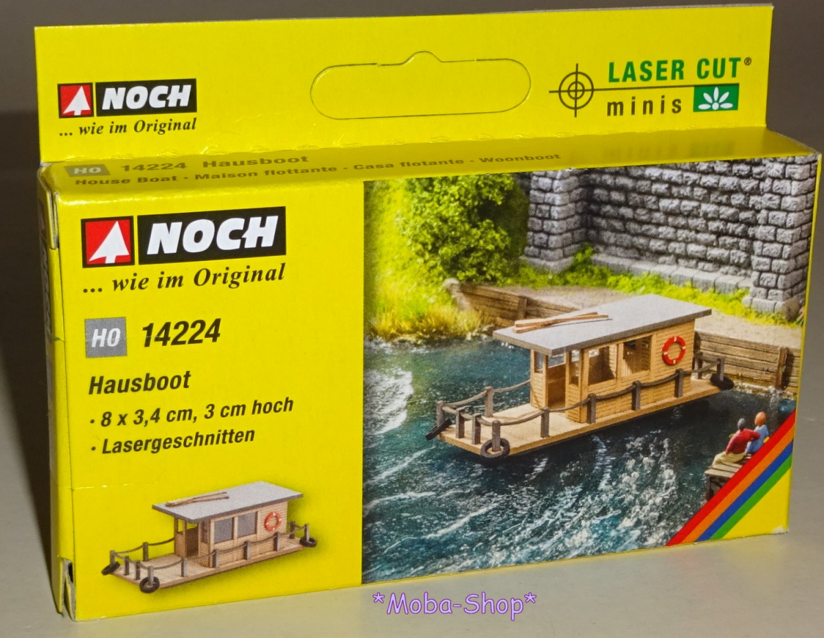 NOCH 14224 H0 Laser-Cut minis »Hausboot«