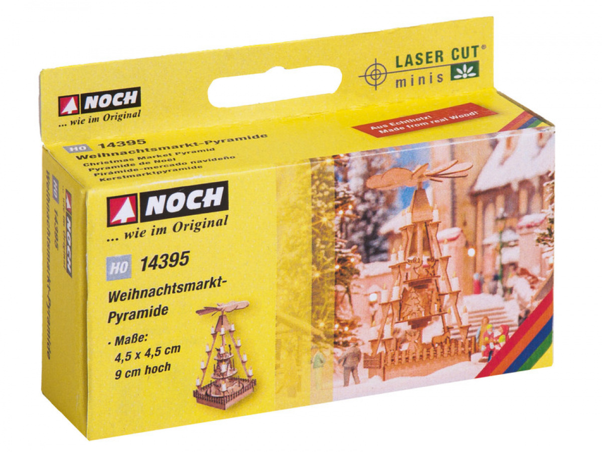 NOCH 14395 H0 LC minis »Weihnachtsmarkt-Pyramide«