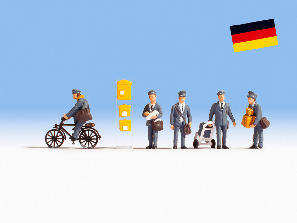 NOCH 15088 H0 Briefträger, 5 Figuren + Zubehör