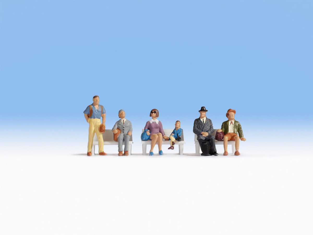 NOCH 15240 H0 Fahrgäste (ohne Bänke)