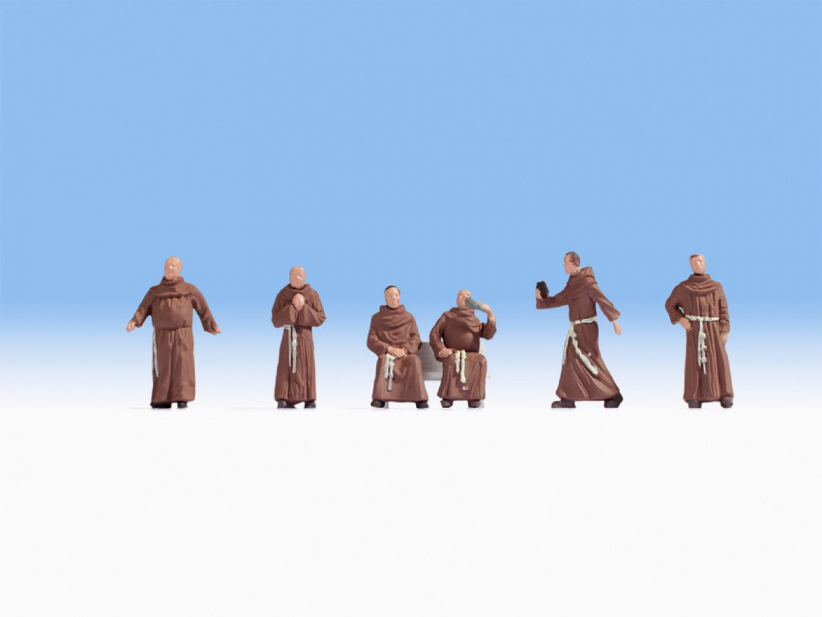 NOCH 15401 H0 Mönche (ohne Bank)