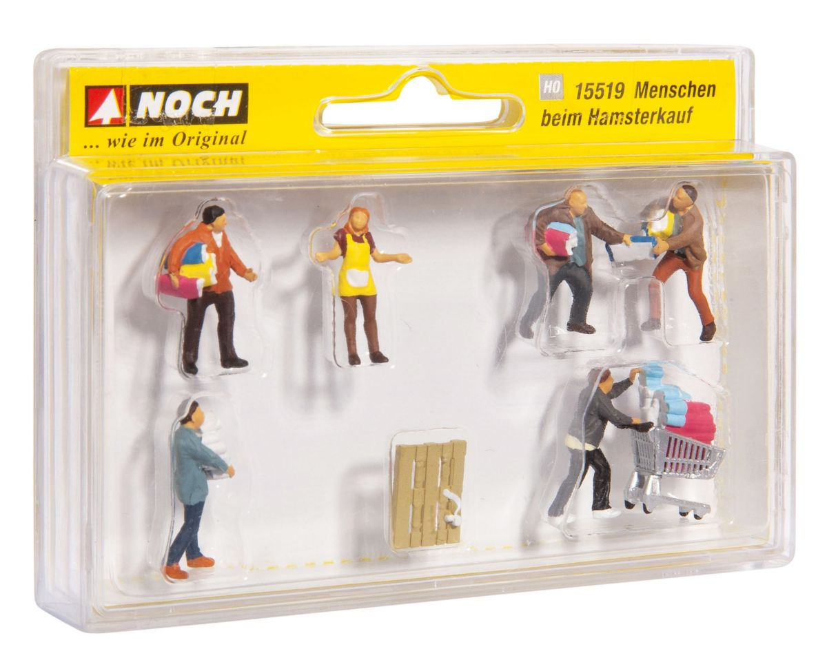 NOCH 15519 H0 Menschen beim Hamsterkauf