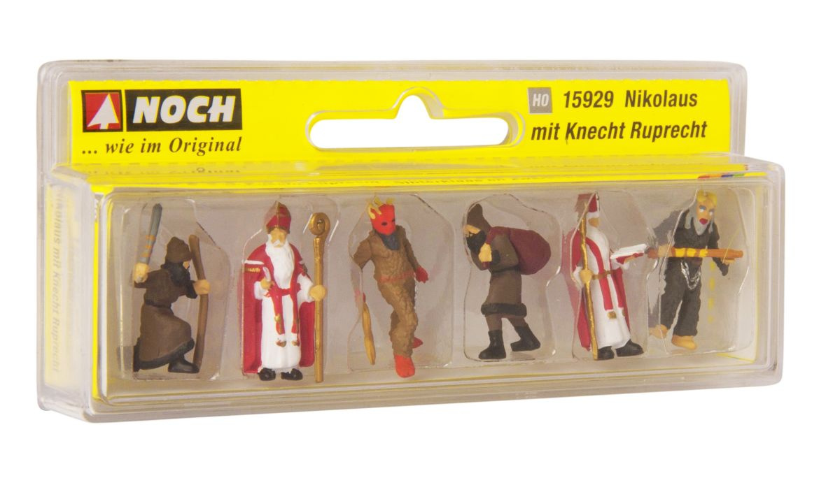 NOCH 15929 H0 Nikolaus mit Knecht Ruprecht