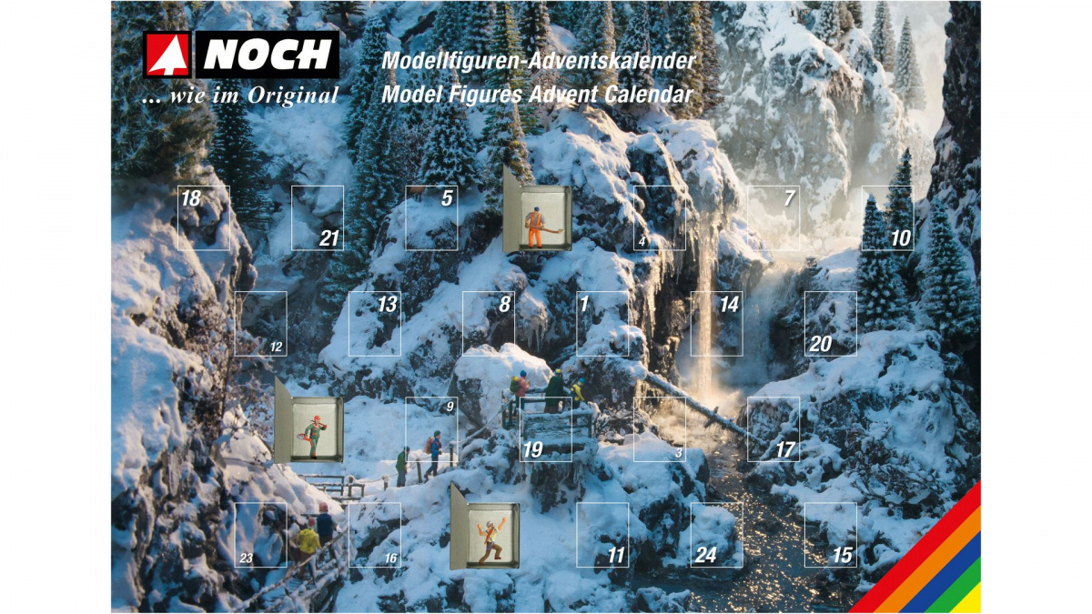 NOCH 36994 N Adventskalender A3 (28 Figuren)
