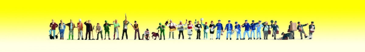 NOCH 16046 H0 Mega-Sortiment »Bei der Arbeit«