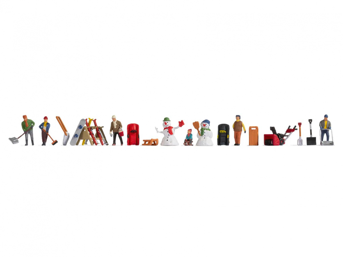 NOCH 16220 H0 Figuren-Themenwelt »Wintertag«