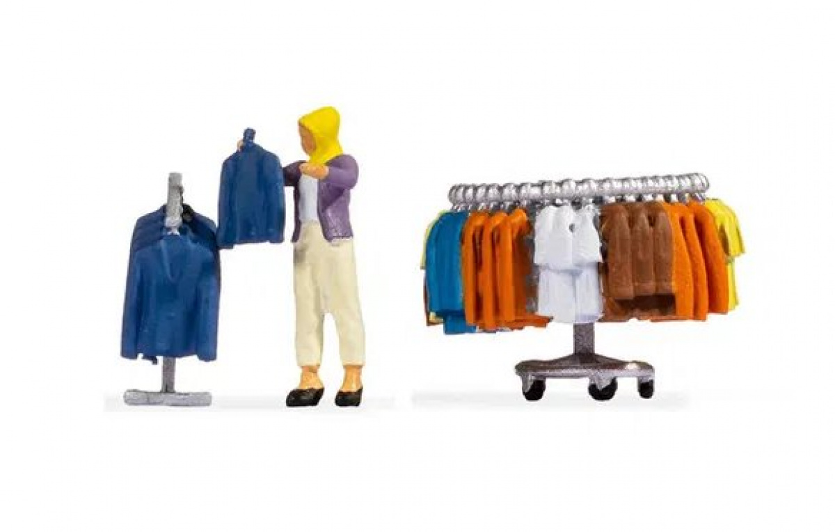 NOCH 16509 H0 Tiny-Scenes »Kleiderkauf«