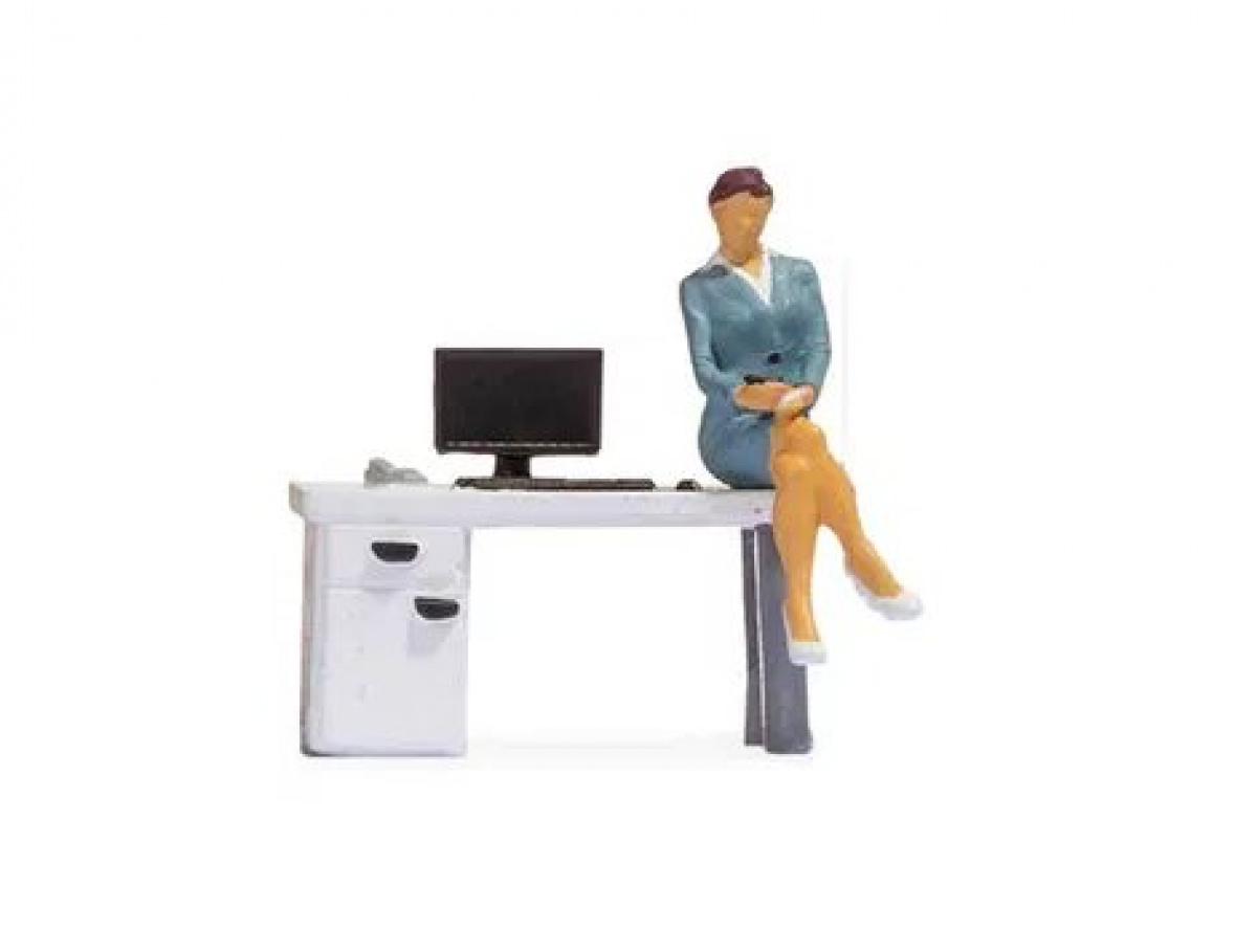 NOCH 16517 H0 Tiny-Scenes »Im Büro«