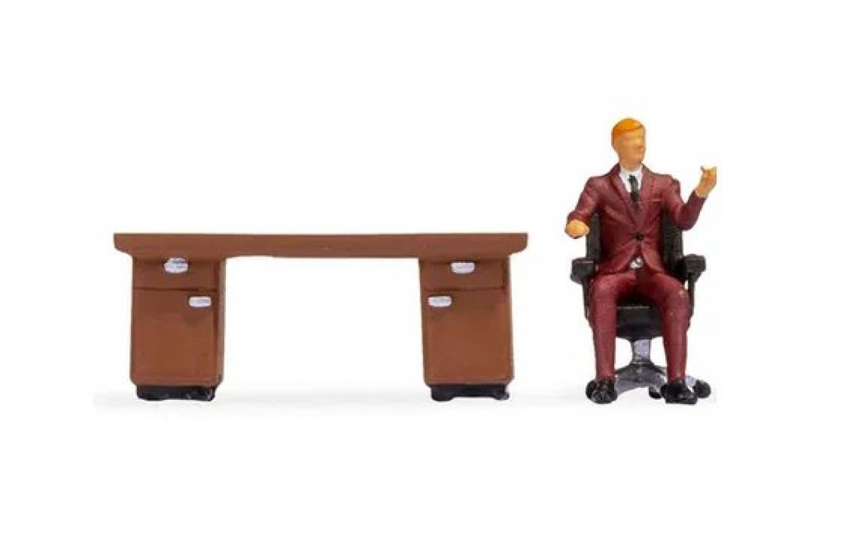 NOCH 16518 H0 Tiny-Scenes »Im Büro«