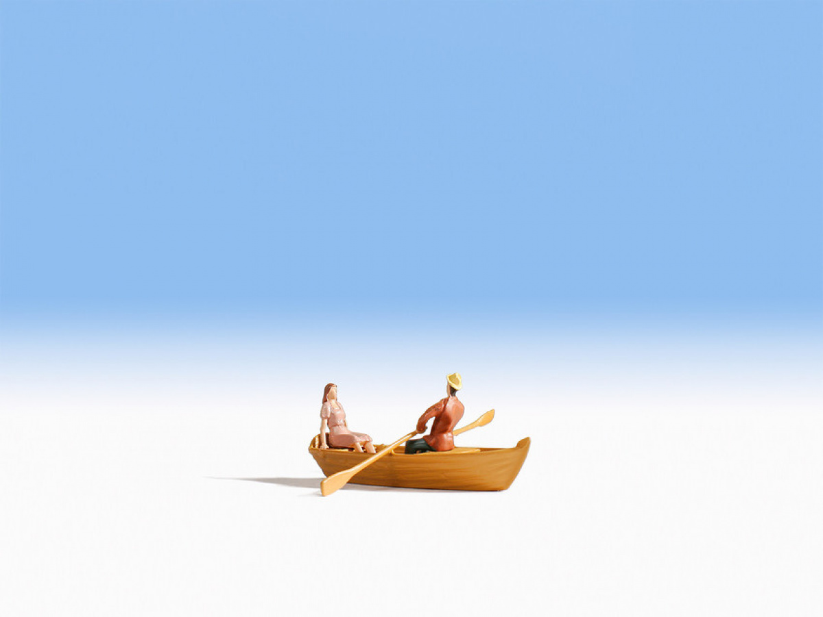 NOCH 16800 H0 Ruderboot, mit Figur