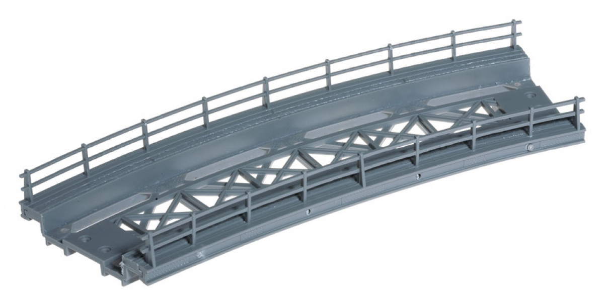 NOCH 21350 H0 Brückenfahrbahn, gebogen 18cm