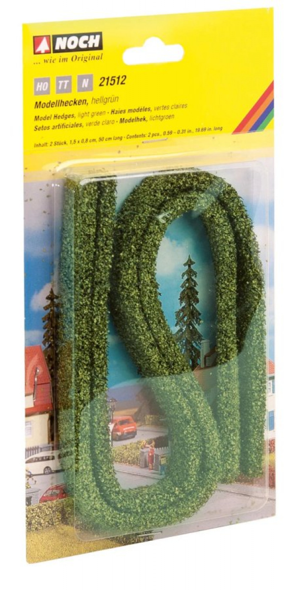 NOCH 21512 Modellhecken hellgrün