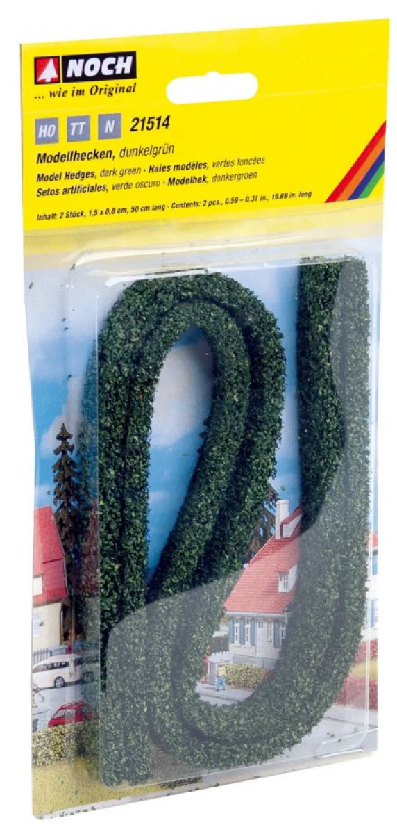 NOCH 21514 Modellhecken dunkelgrün