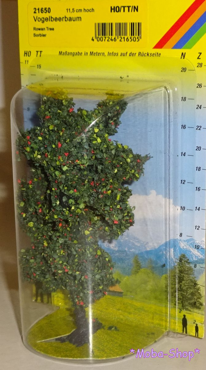 NOCH 21650 H0/TT/N Vogelbeerbaum mit Beeren (dunkelgrün)