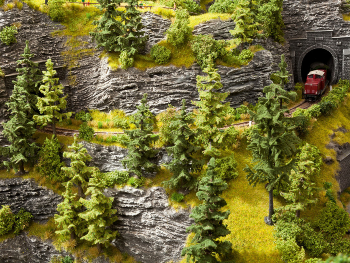 NOCH 21820 H0/TT/N Nordmanntannen, 2 Stück