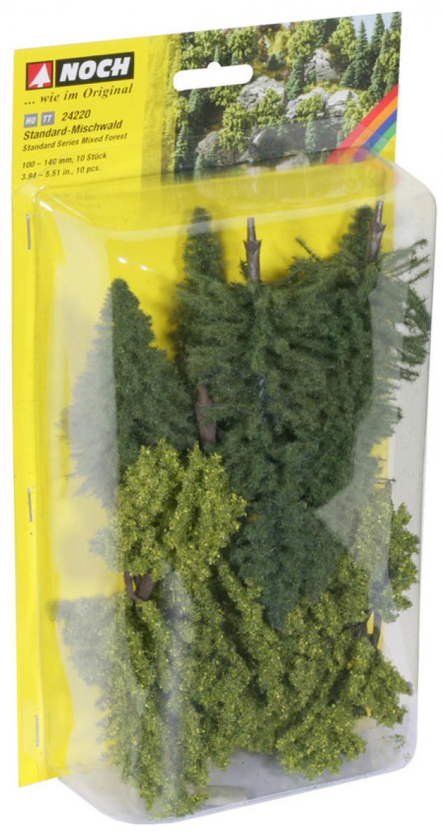 NOCH 24220 H0/TT Mischwald, 10 Bäume