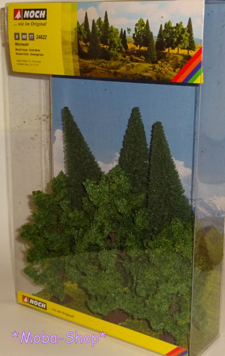 NOCH 24622 Mischwald, 6 Stück
