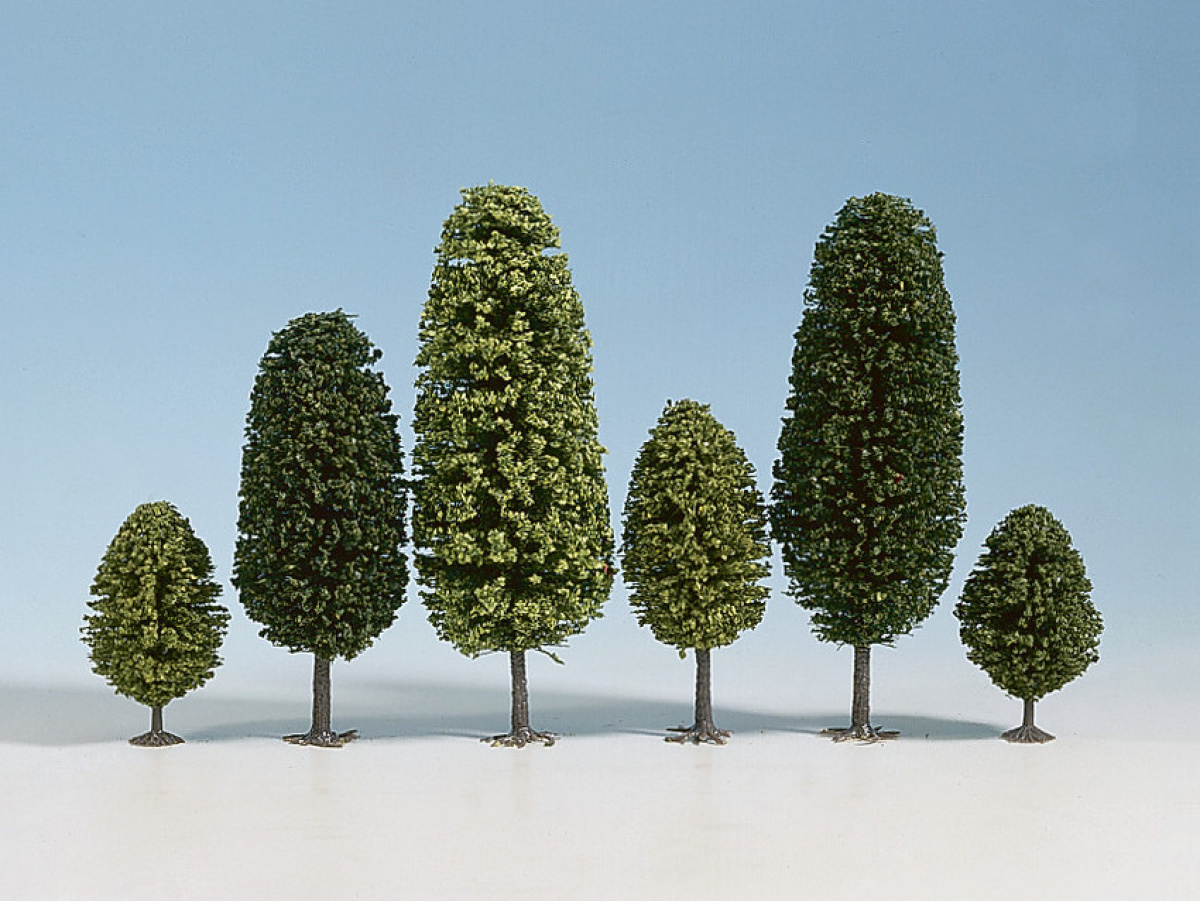 NOCH 26301 H0/TT Laubbäume, 25 Stück
