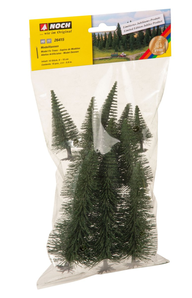 NOCH 26415 Modelltannen, 10 Stück, 6-15 cm hoch