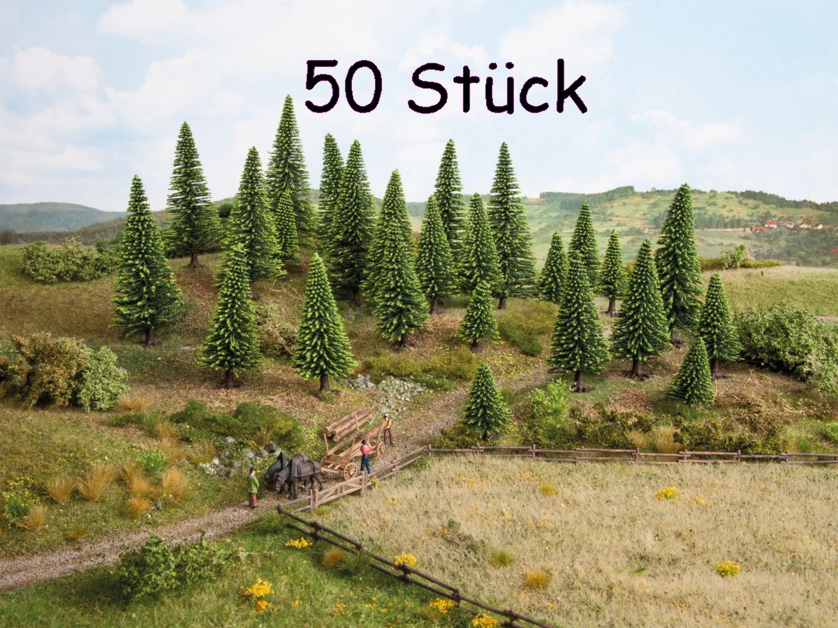 NOCH 26821 Modelltannen, 50 Stück