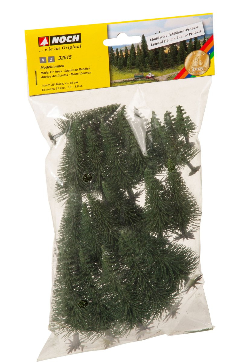 NOCH 32515 Modelltannen, 25 Stück, 4-10cm